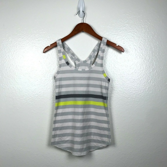 lululemon athletica Tops - Lululemon Striped Cool Racerback Tank lululemon athletica Tops - Lululemon Striped Cool Racerback Tank
